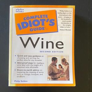 The Complete Idiot's Guide to Wine - Orange & White Cover